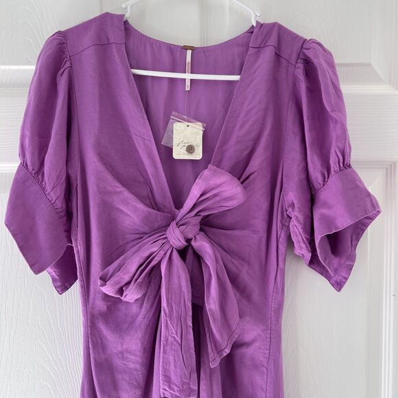 Free People Vintage Summer Midi Dress-Size XS - Picture 6 of 10